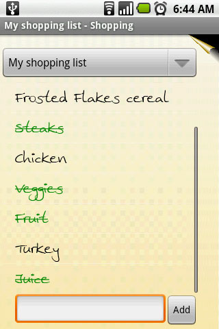 OI Shopping List HTC Hero Factory Reset (+ интернет настройки и най важните програми)